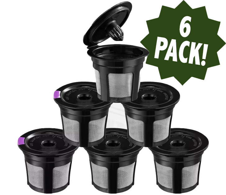 Universal Reusable K Cup Filters 6 Pack Mindset Coffee