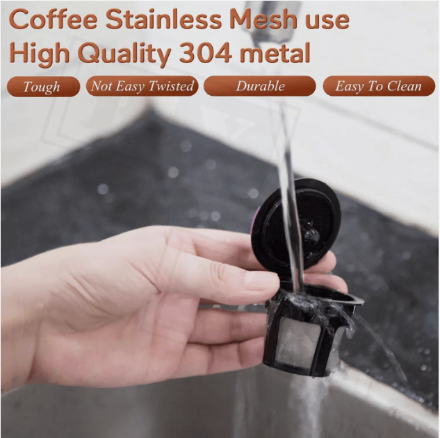 Universal Reusable K-Cup Filters 6-Pack