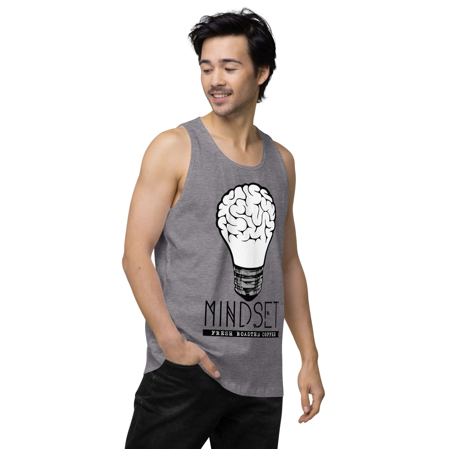 Mindset - Mens premium tank top  Quality Basics