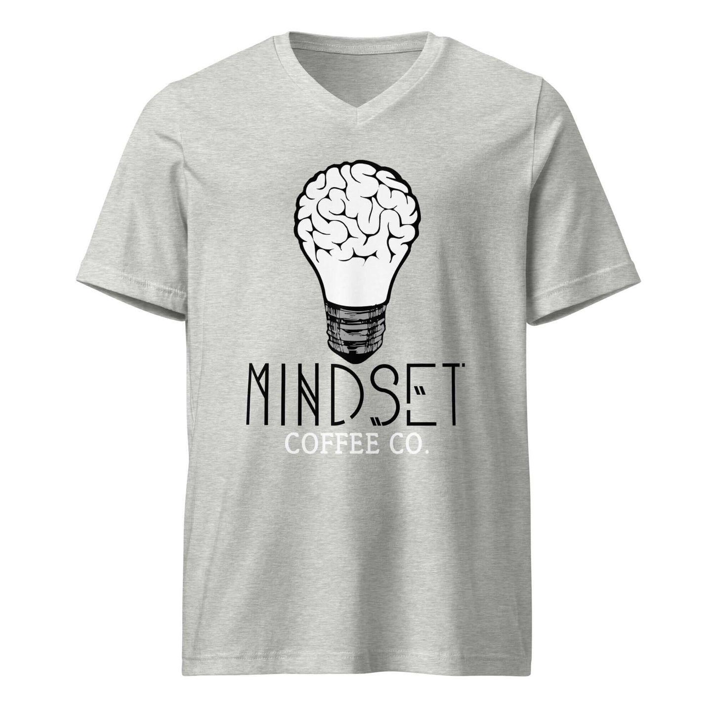Mindset Coffee - Unisex Short Sleeve V-Neck T-Shirt