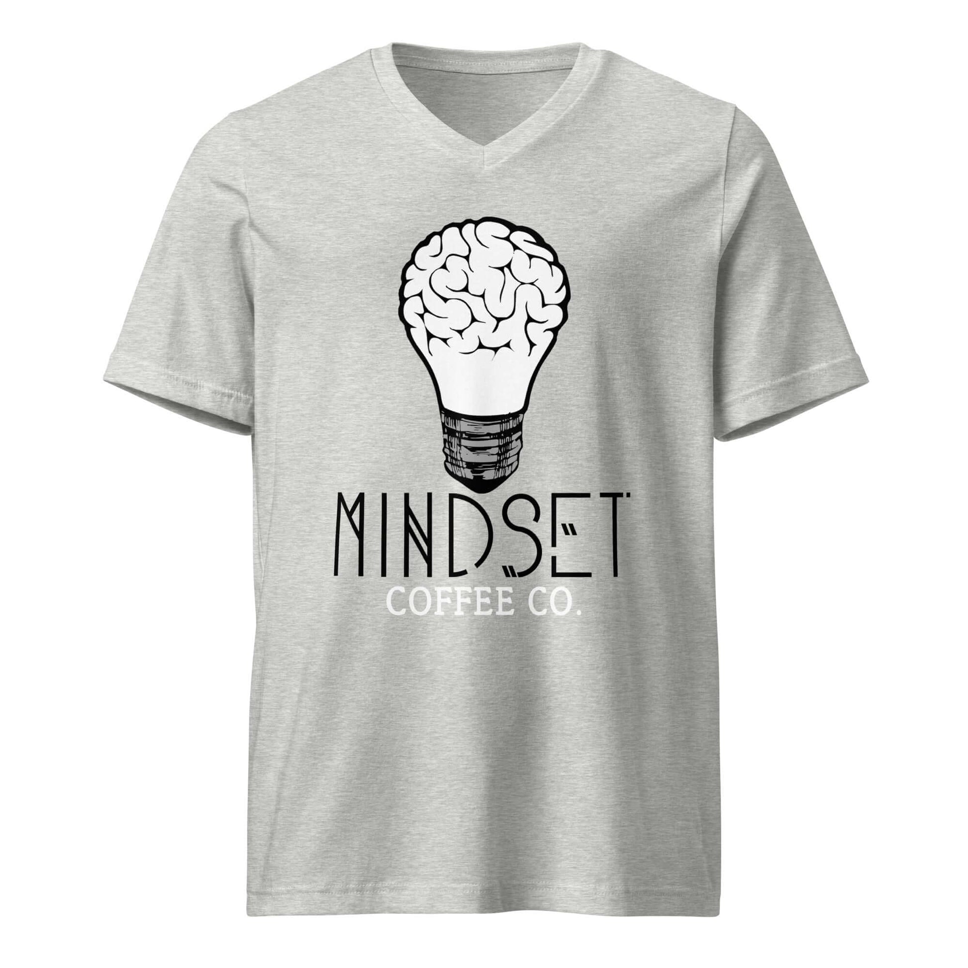 Mindset Coffee - Unisex Short Sleeve V-Neck T-Shirt