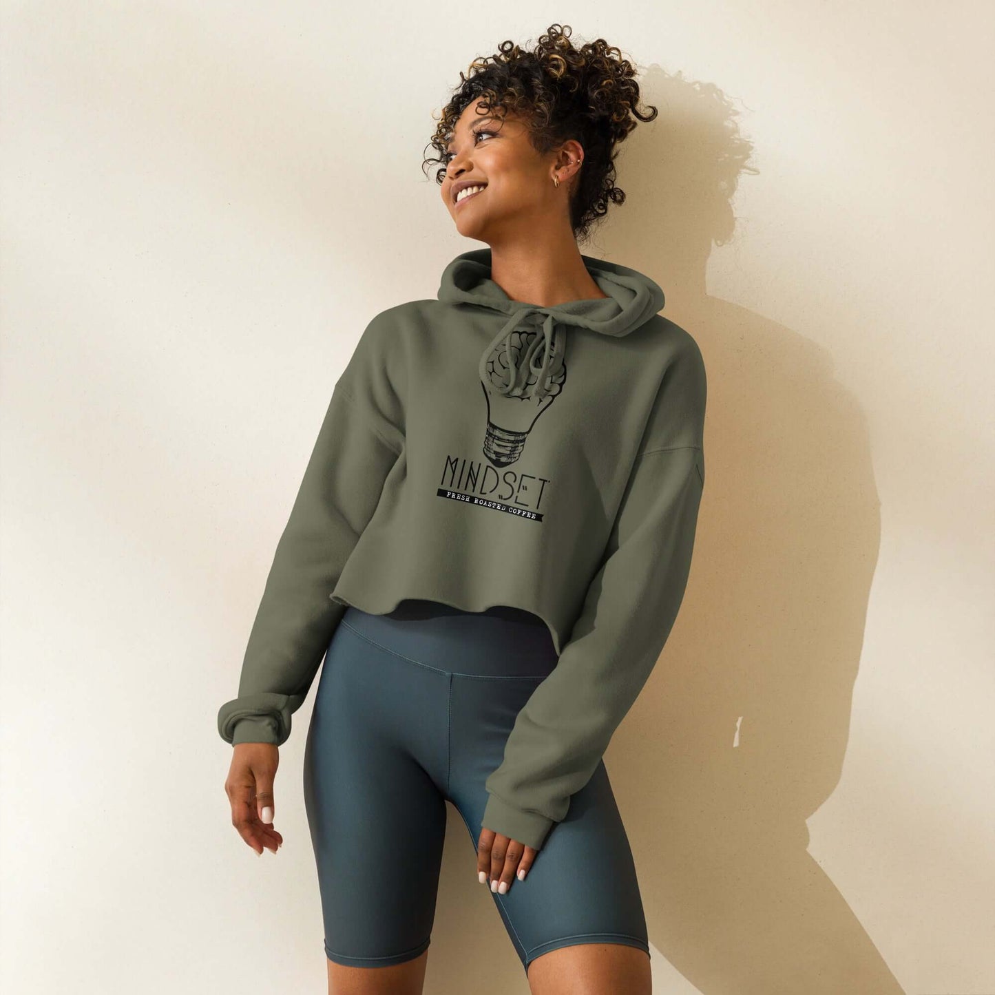 Mindset Coffee Woman's Crop Hoodie