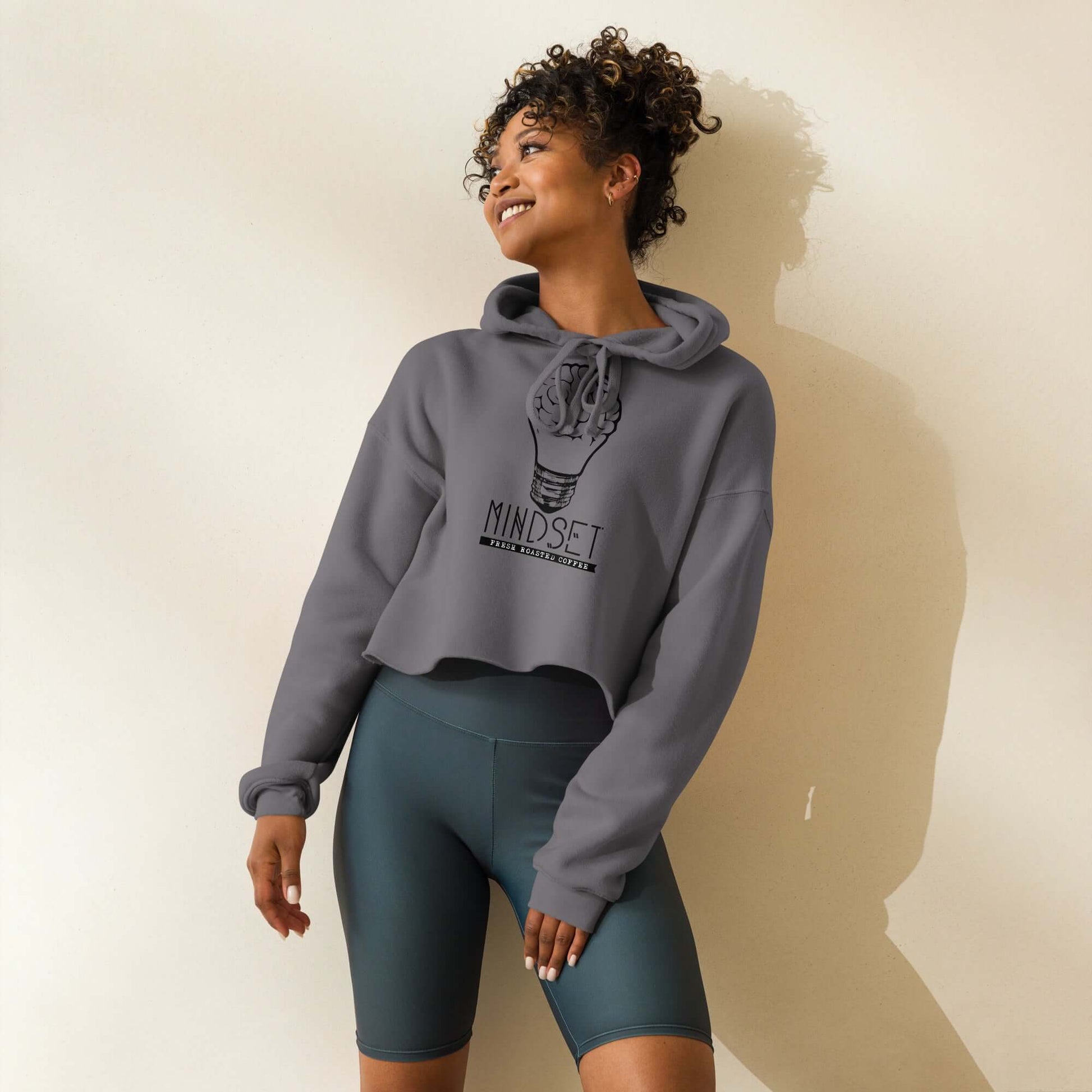 Mindset Coffee Woman's Crop Hoodie