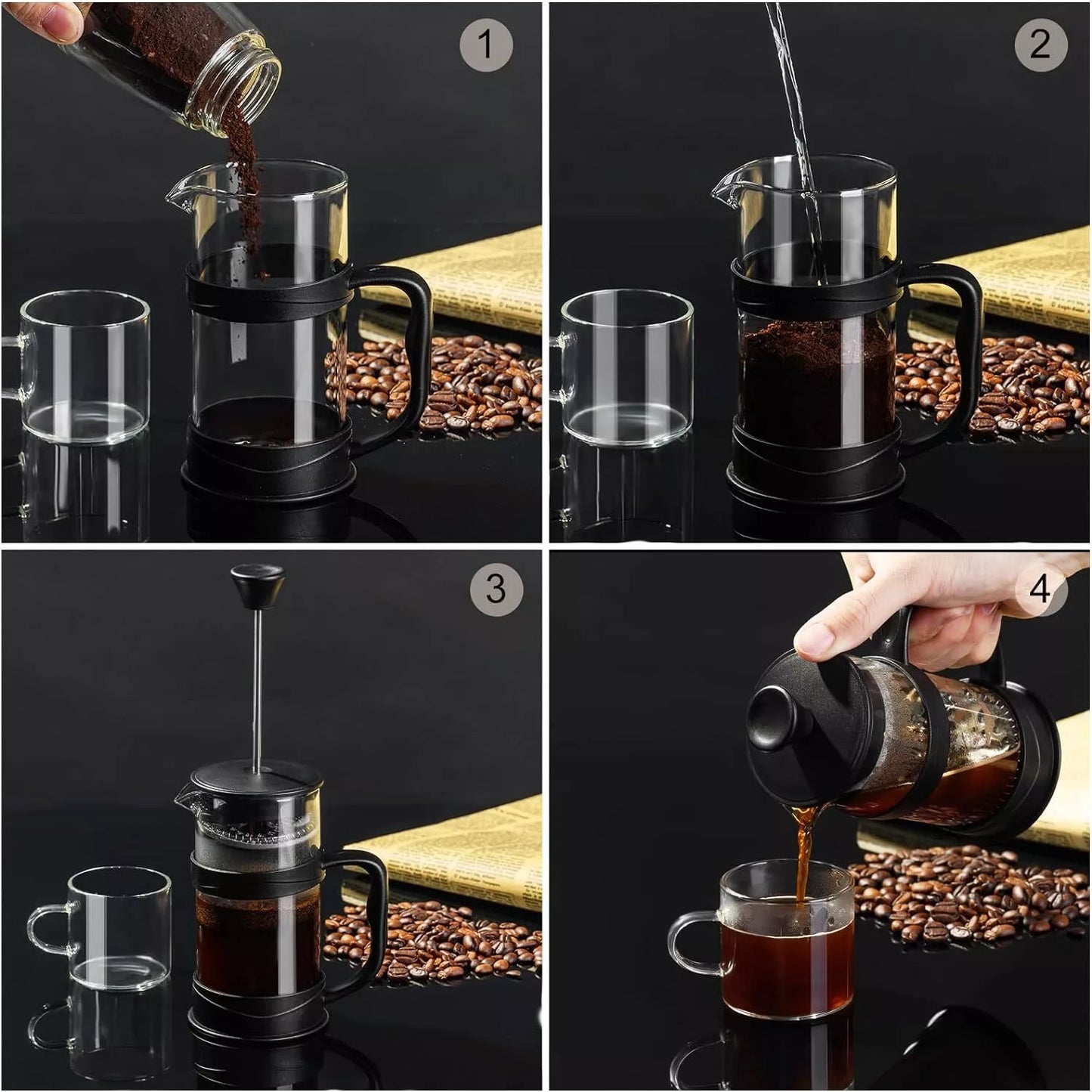 French Press Coffee and Tea Maker