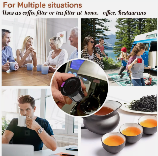 Universal Reusable K-Cup Filters (6-Pack)